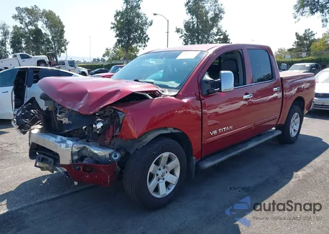 2005 Nissan Titan Le z USA, uszkodzony, nr VIN 1N6AA07B05N530386